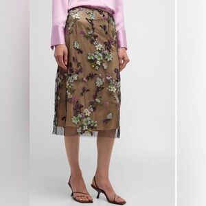 Vince
Begonia Sequined Overlay Midi Skirt